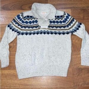 Cat & Jack Sweater - Cream and Navy
